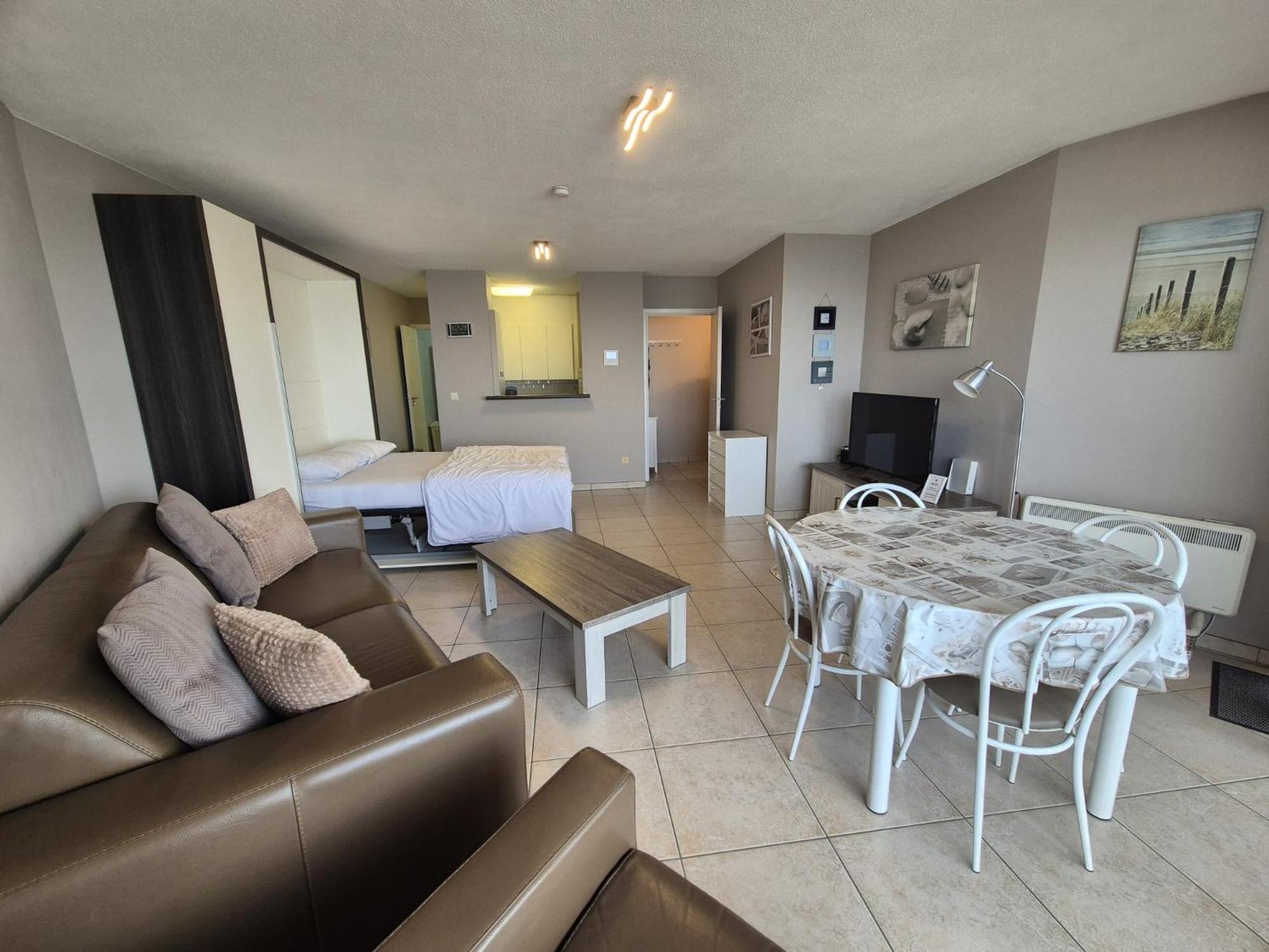 Appartamento Large Beachstudio Seaview Near Brugge *